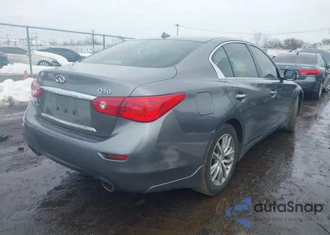 2015 Infiniti Q50 Premium from USA, damaged, VIN JN1BV7AR9FM411062